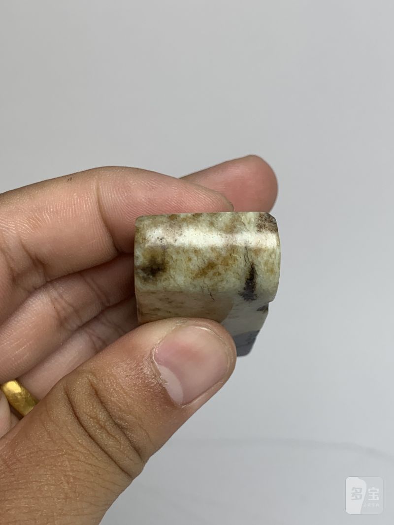 明 白玉提油蒲纹剑璏 - 图7